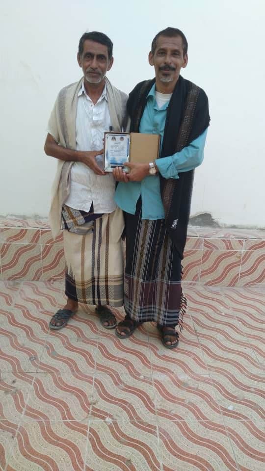 شاهد.. تكريم الباحث سالم بجود باراس