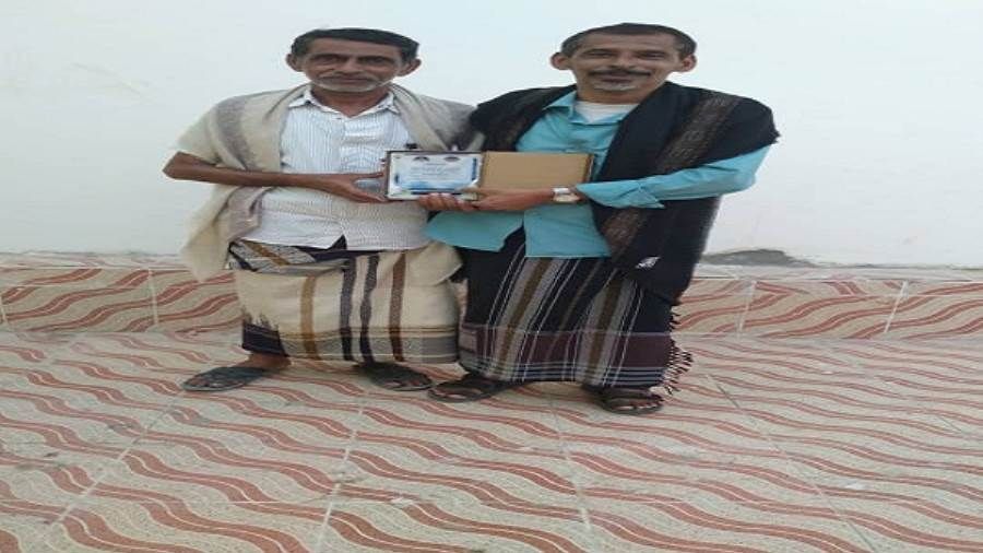 شاهد.. تكريم الباحث سالم بجود باراس