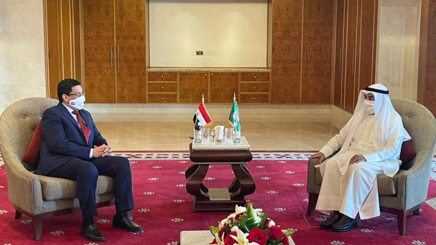 بن مبارك والحجرف يبحثان التعاون بين بلادنا ودول مجلس التعاون الخليجي