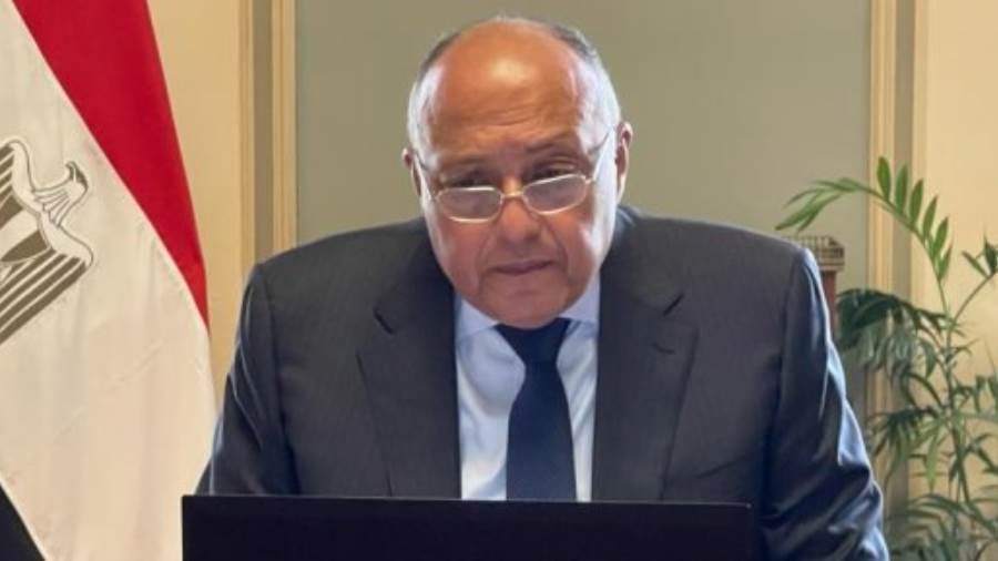 سامح شكري يجدد رفض بلاده الإجراءات الأحادية المتصلة بملء خزان سد النهضة الإثيوبي