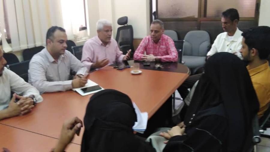 اجتماع تقييمي بعدن لمدخلي البيانات الخاصة بحملة التحصين ضد كورونا