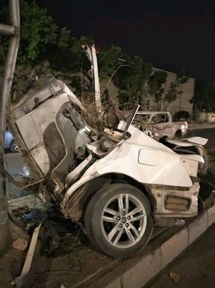 شاهد.. حادث مخيف في شارع الستين بصنعاء مساء اليوم الخميس