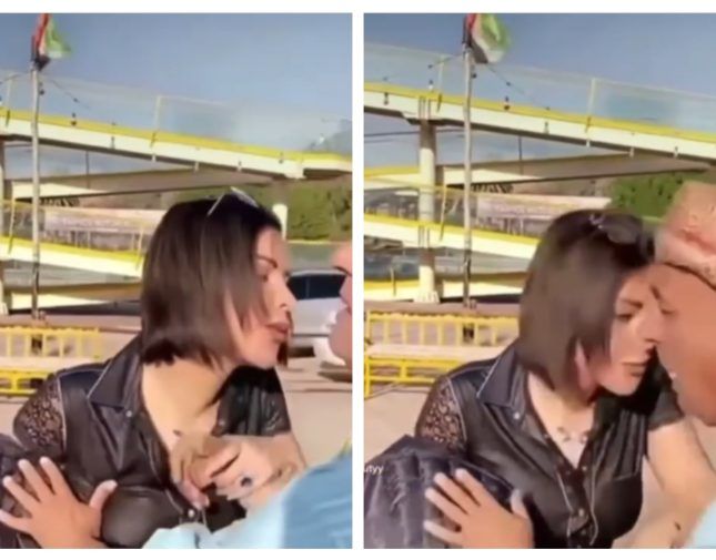 شاهد: شمس الكويتية تتعرض لموقف محرج بعد محاولة تقبيل “يد” مسن إماراتي (فيديو)