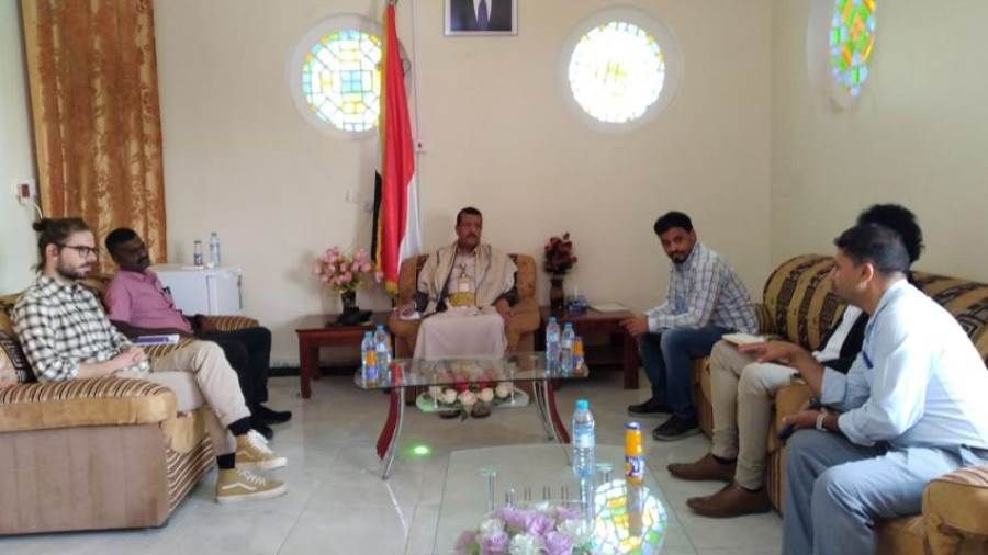 مناقشة التدخلات الانسانية لمنظمة اكتد بمأرب