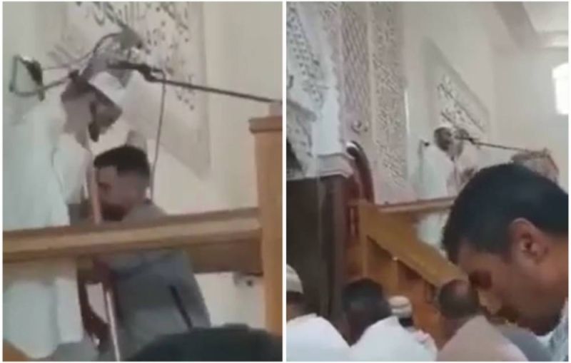 سقط فوق المنبر مرددًا الشهادة.. حقيقة وفاة خطيب مسجد أثناء خطبة الجمعة بعد حديثه عن سكرات الموت.. شاهد فيديو