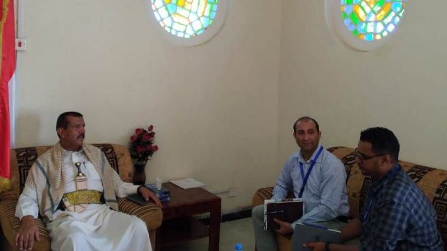 السلطة المحلية بمأرب تتسلم طلباً من منظمة الاغاثة الدولية لفتح مكتب لها بالمحافظة