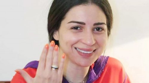 واخيراً خطوبة (مي عز الدين) من مهاجم المنتخب المصري تشعل وسائل التواصل.. ليس محمد زيدان! لن تصدق من يكون