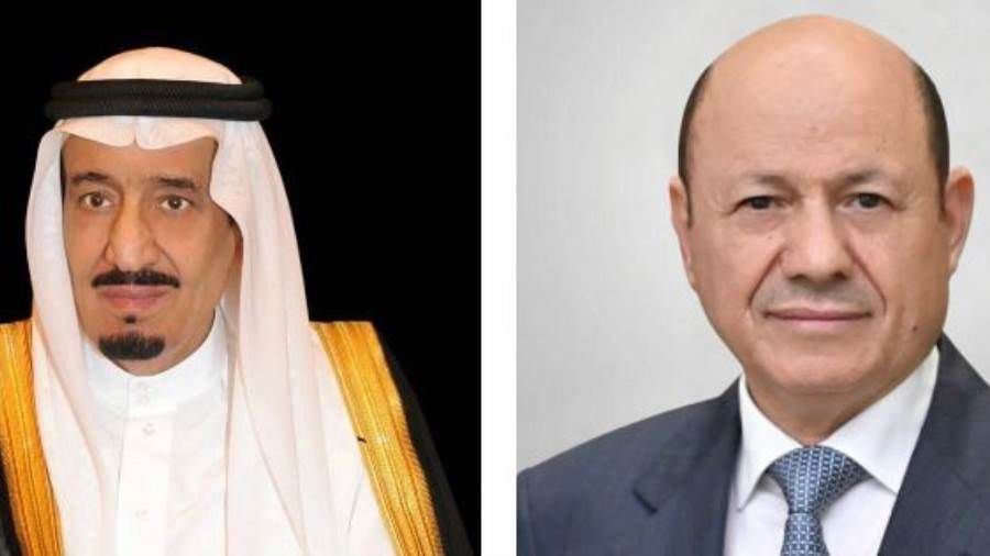 رئيس مجلس القيادة يتلقى برقية تهنئة من القيادة السعودية بمناسبة عيد الاضحى