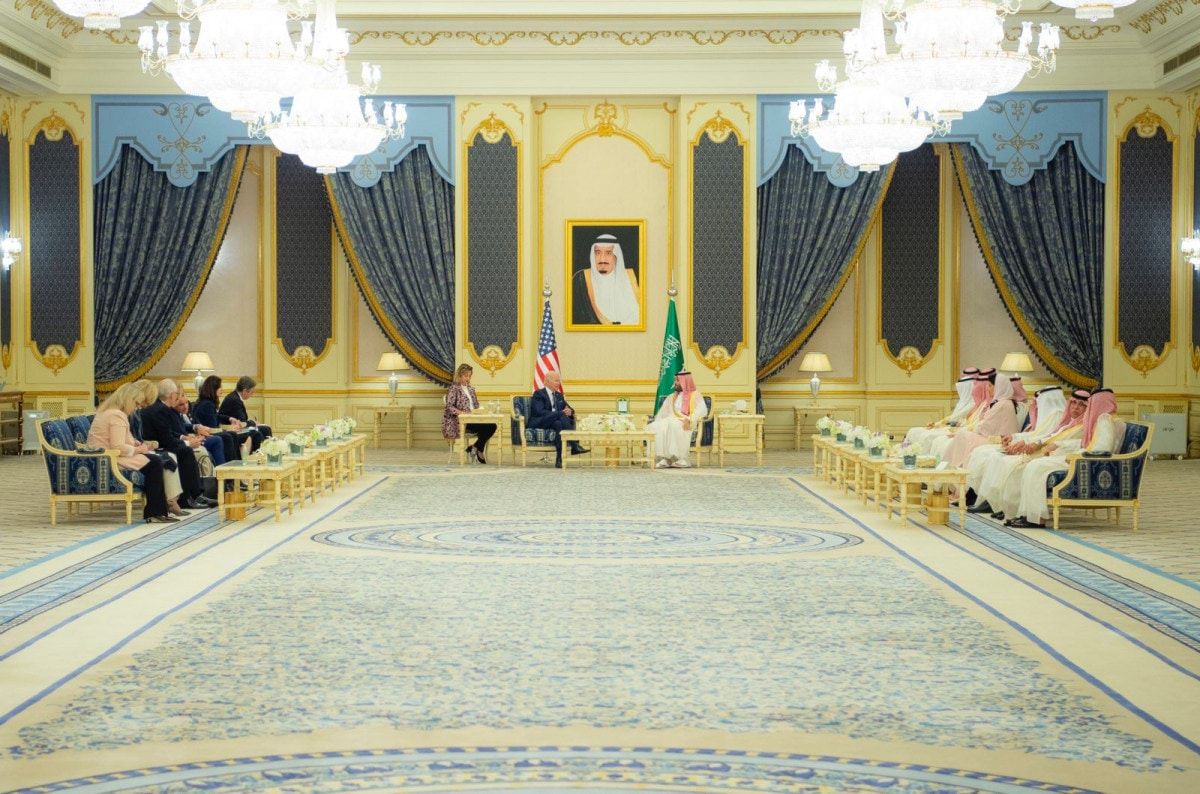 اجتماع موسع بين الأمير محمد بن سلمان والرئيس الأمريكي جو بايدن