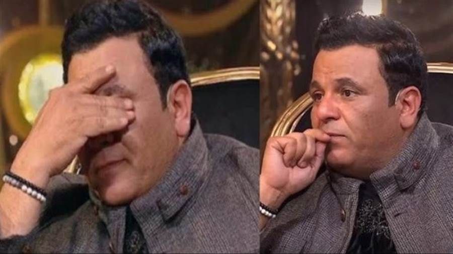 الفنان المصري "محمد فؤاد" يبكي على الهواء