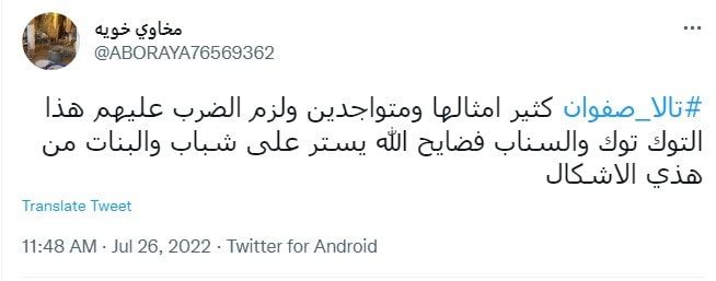 قضية تالا صفوان تعاود فتح النار على مشاهير "تيك توك"