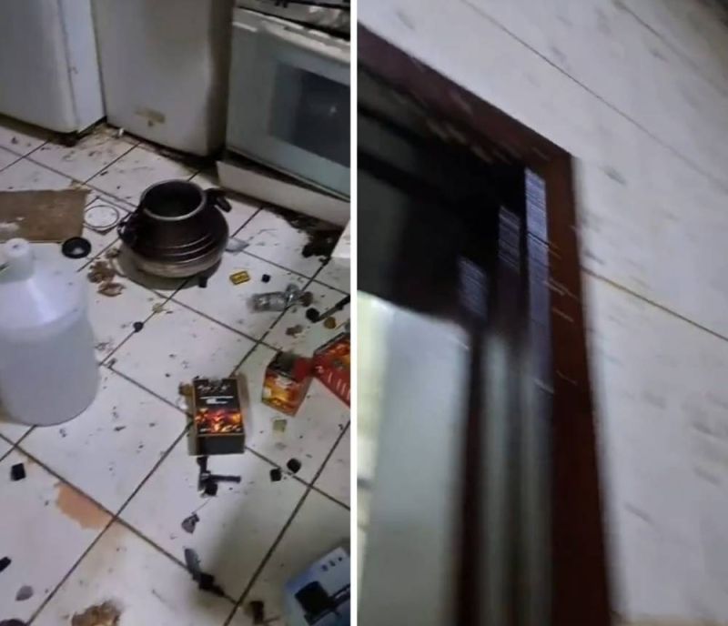 ماطن سعودي يوثق انفجار مروع لـ "قدر ضغط" داخل المطبخه وتناثر الكبسة (فيديو)