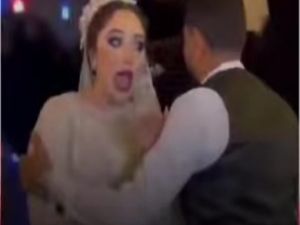 اتفرج بالفيديو.. عروس سعودية تهرب على زوجها من حفل الزفاف بسبب هذا الموقف الغريب!