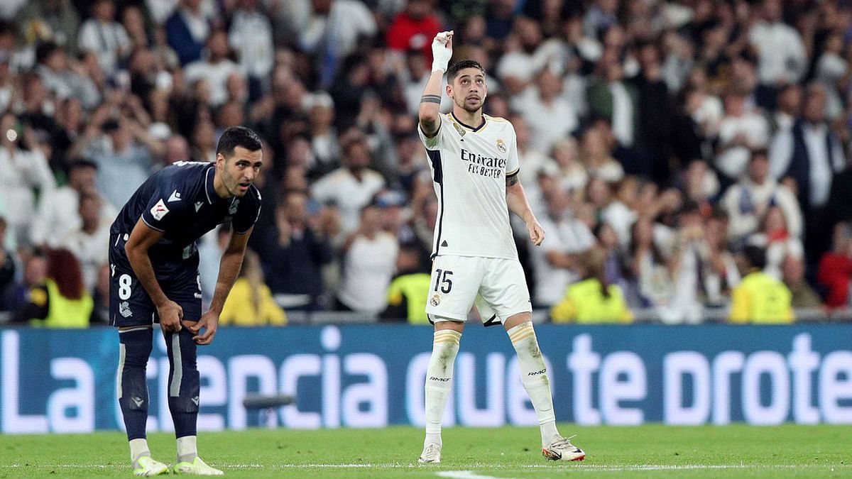 فالفيردي يكشف السر وراء وضع ضمادة حول يده خلال مباراة ريال مدريد وسوسيداد