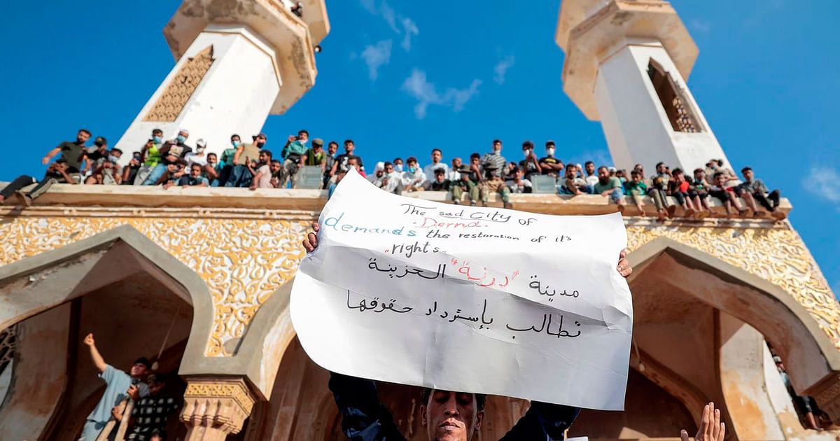 انقطاع الاتصالات في درنة غداة احتجاجات شعبية