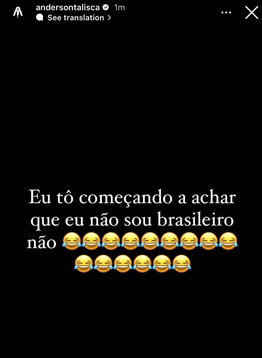 تعليق مثير من تاليسكا بعد استبعاده من قائمة البرازيل