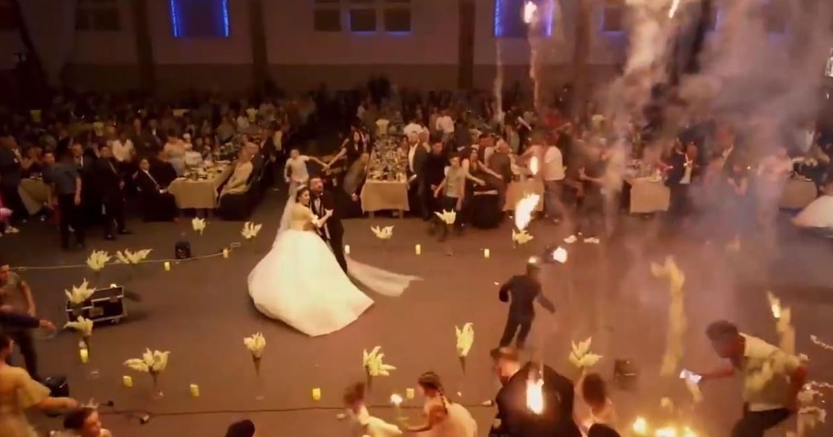 فيديو جديد يوثق تساقط النيران على رؤوس ضحايا عرس الحمدانية