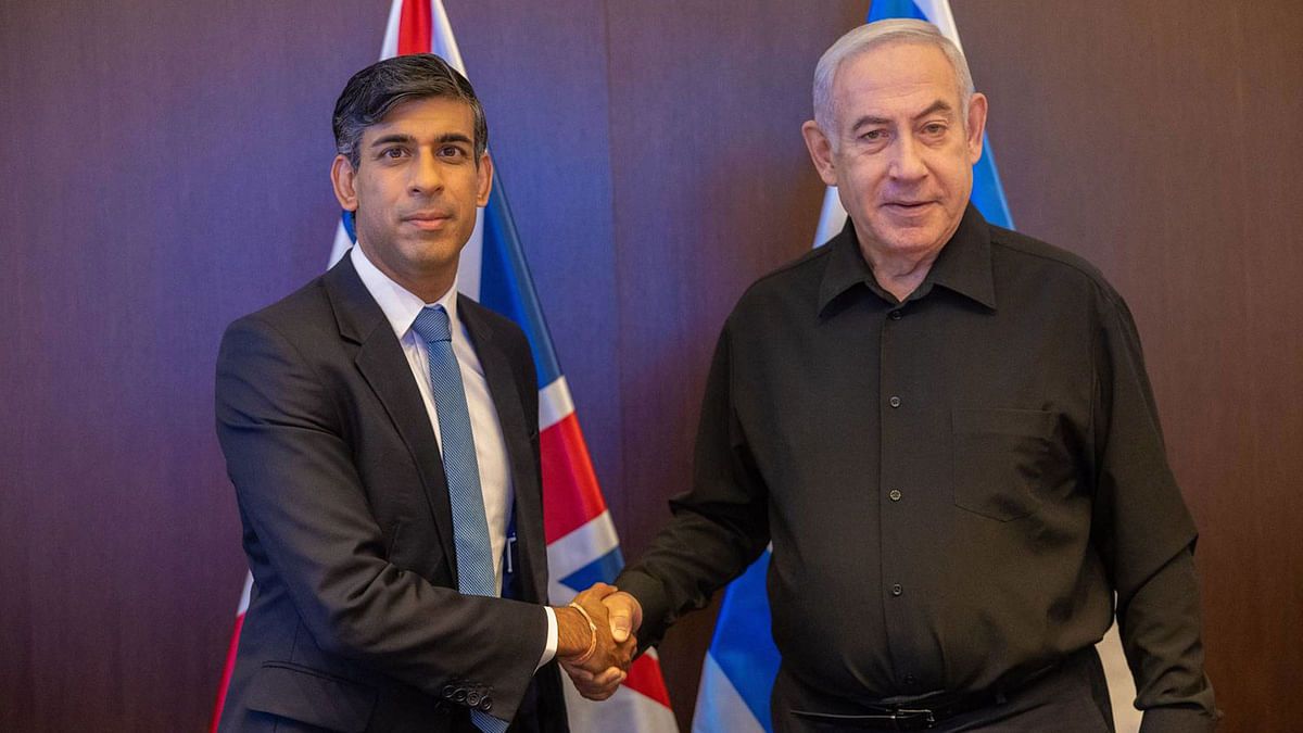 على خطى بايدن.. سوناك في إسرائيل ويقدم لها الدعم