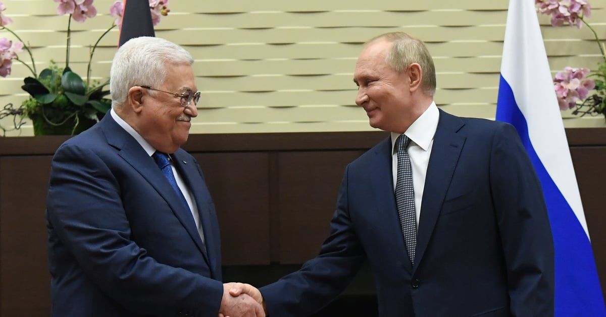 بوتين يبحث مع عباس سبل تهدئة الصراع في غزة
