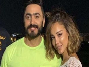في وصلة رقص .. فنانة شهيرة تثير الجدل بسبب احتفالها بطلاق تامر حسني وبسمة بوسيل