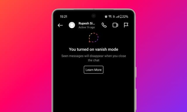 ما وظيفة Vanish Mode في إنستغرام وكيف يتم استخدامها؟