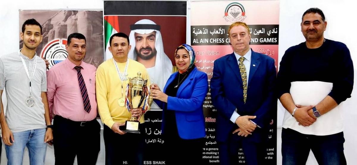 ختام بطولة محترفي الشطرنج بالنادي المصري في العين