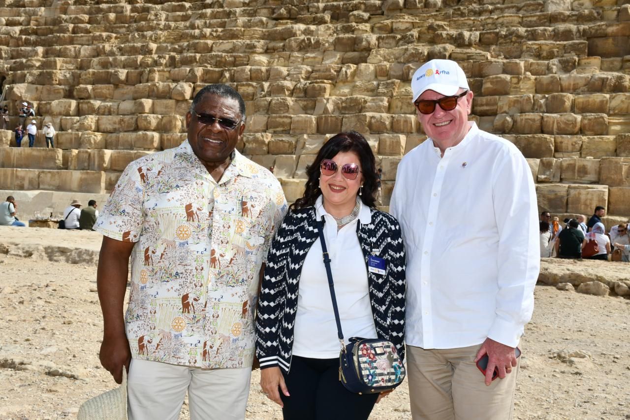 لتفقد المشروعات التنموية الكبيرة.. رئيس منظمة الروتاري الدولي يبدأ زيارته للقاهرة