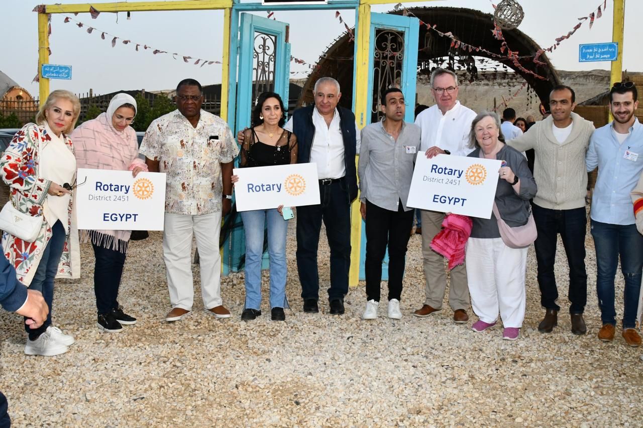 لتفقد المشروعات التنموية الكبيرة.. رئيس منظمة الروتاري الدولي يبدأ زيارته للقاهرة