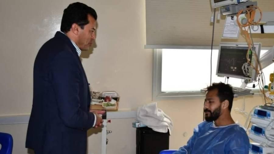 أول ظهور للاعب أحمد رفعت بعد أزمته الصحية