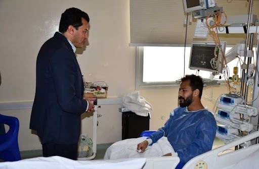 أول ظهور لأحمد رفعت بعد محنته الصحية (صور)