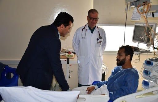 أول ظهور لأحمد رفعت بعد محنته الصحية (صور)