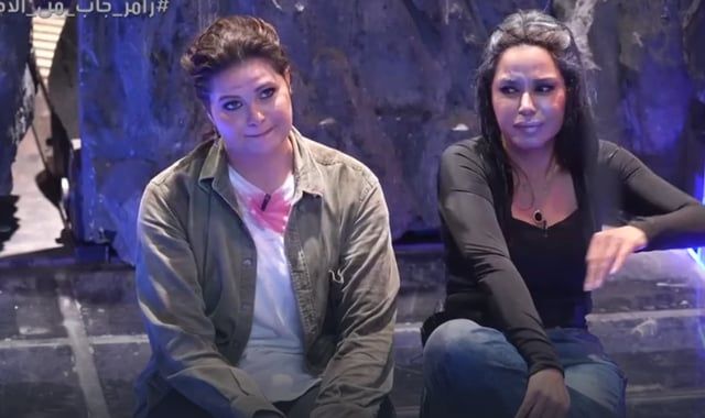 إصابة نسرين أمين في "رامز جاب من الآخر"‎