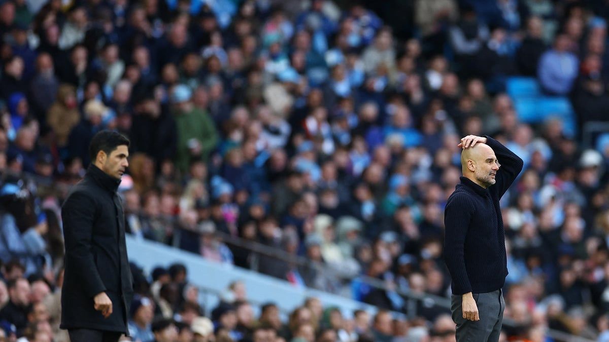 أرتيتا سعيد بعرقلة مانشستر سيتي