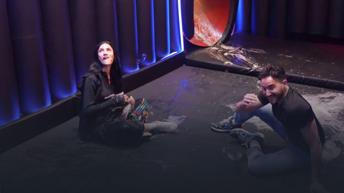 انهيار أحمد مالك وهدى المفتي في "رامز جاب من الآخر"‎