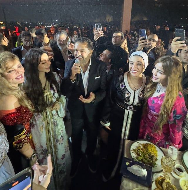 راغب علامة يجمع نجوم الفن بحفل سحور رمضاني في القاهرة (صور)