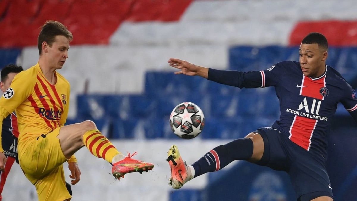 ليس أراوخو.. تشافي يحدد صاحب مهمة إيقاف مبابي