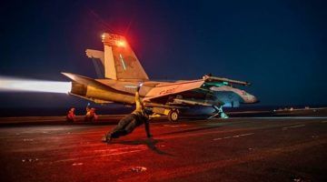 عدوان أمريكي بريطاني على منطقة الطائف بالحديدة في اليمن