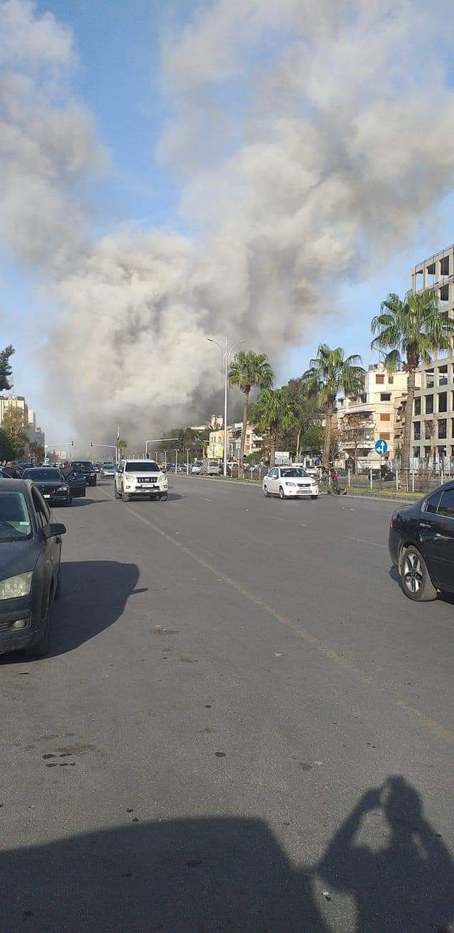 إسرائيل تستهدف القنصلية الإيرانية ومقر إقامة سفيرها في دمشق| فيديو وصور