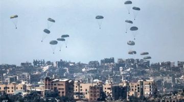 4 طائرات.. القيادة المركزية الأمريكية تعلن إسقاط مساعدات جوا إلى غزة