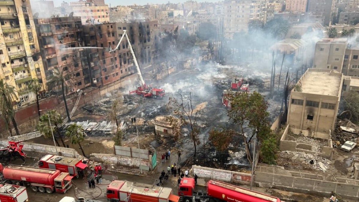 "مفاجأة" في التقرير الفني لحريق "استوديو الأهرام"