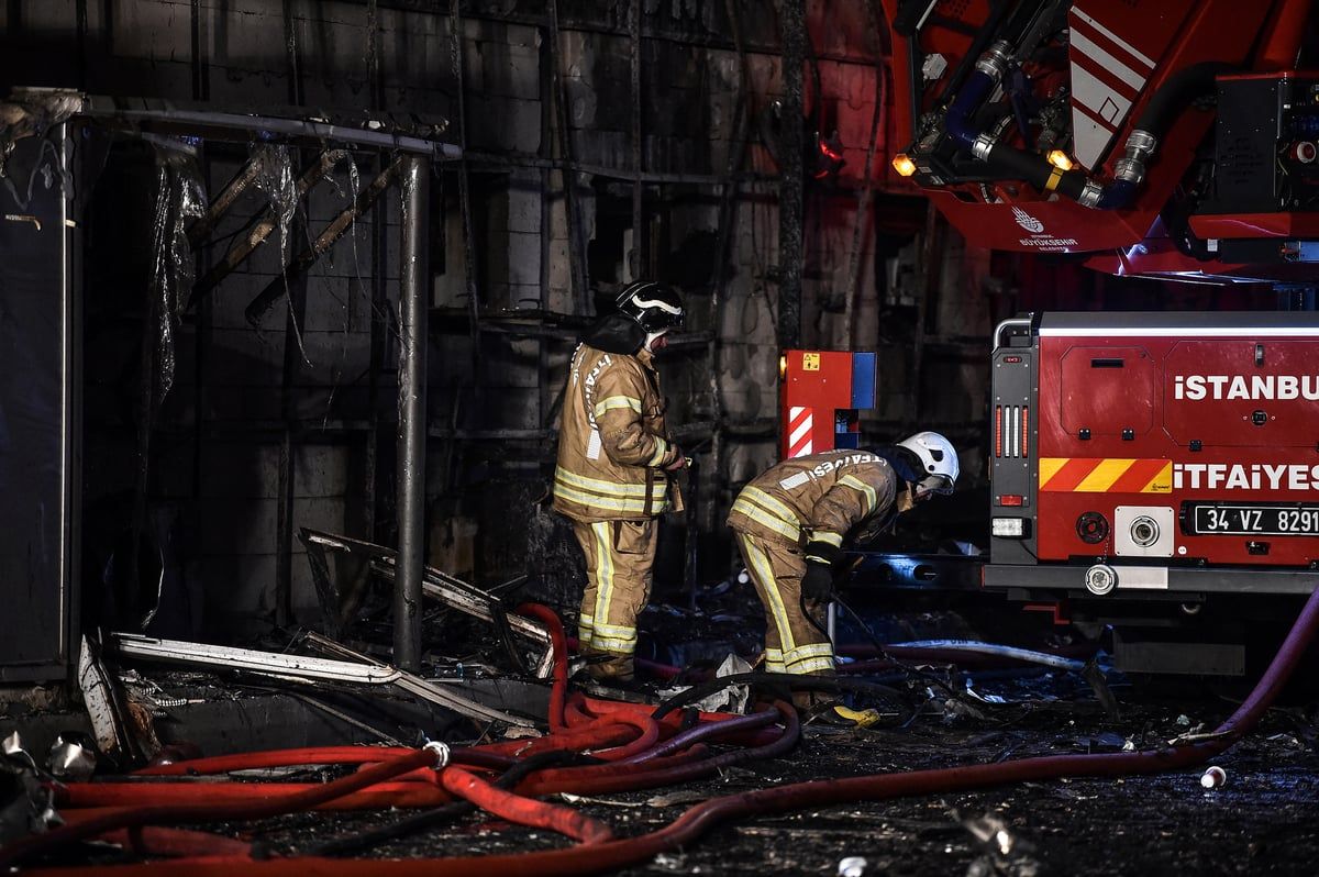 25 قتيلا في حريق بمبنى سكني في إسطنبول