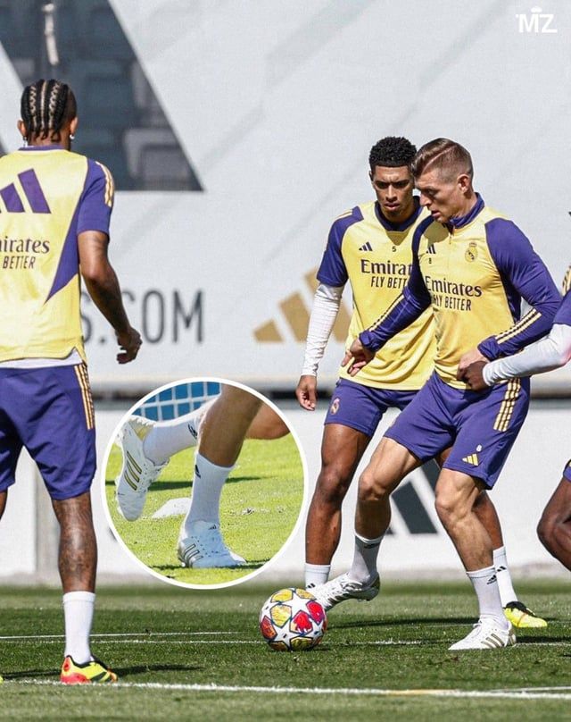 لأول مرة منذ سنوات.. كروس يظهر بحذاء جديد (صور)