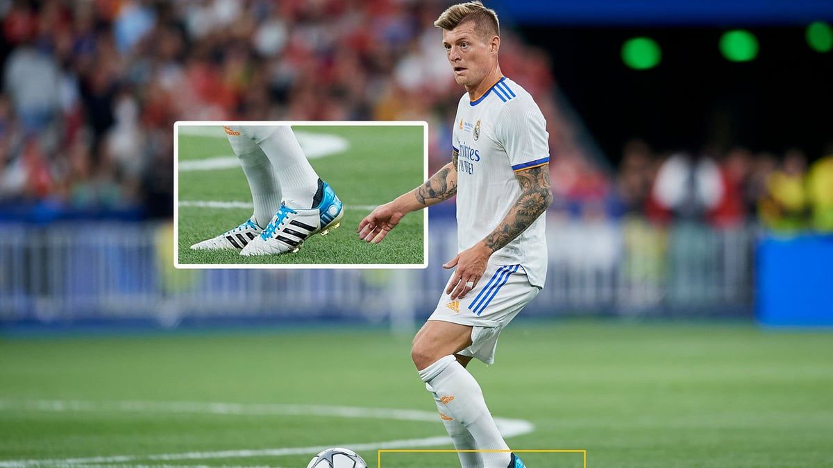 لأول مرة منذ سنوات.. كروس يظهر بحذاء جديد (صور)