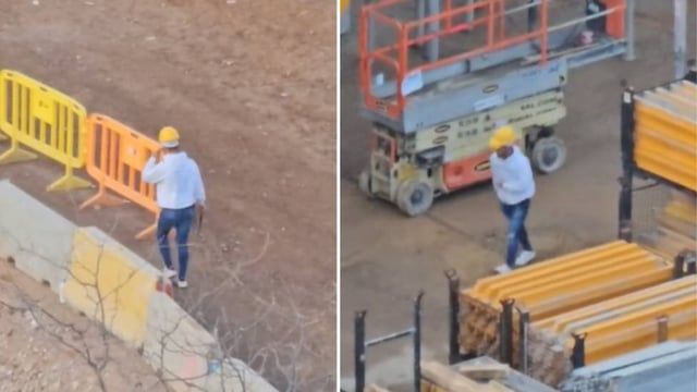 لص يدخل ملعب كامب نو ويسرق مطرقة (صورة)