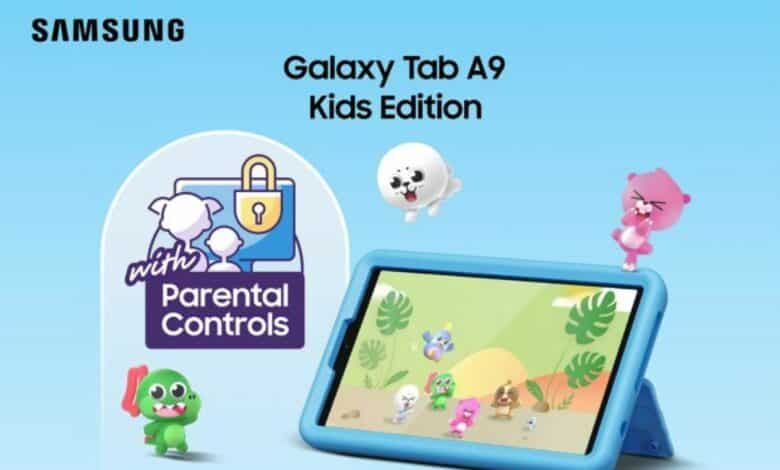 سامسونج تكشف عن إصدار الأطفال من جهاز جالاكسي تاب A9 - موقع الخليج الان