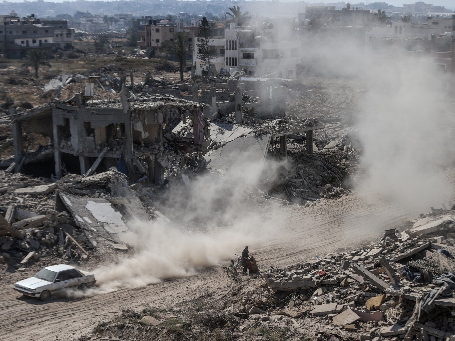 واشنطن: الانسحاب الإسرائيلي من جنوب قطاع غزة مجرد “استراحة” - موقع الخليج الان