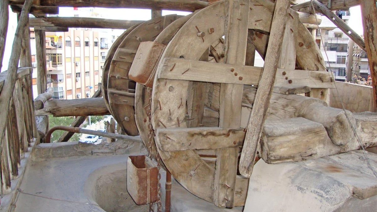 آخر ناعورة شاقولية في دمشق.. شاهدة على تطور المعارف الإسلامية