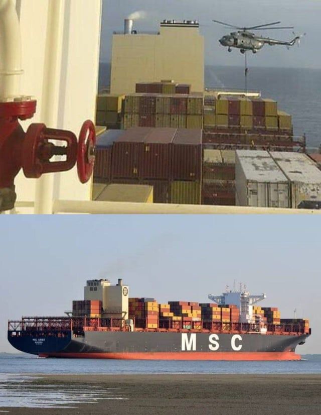 أنباء عن اختطاف قوة خاصة إيرانية سفينة إسرائيلية في مضيق هرمز (فيديو)