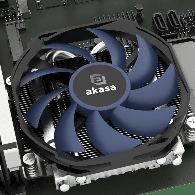 Akasa تقدم المبرد الهوائي ALUCIA H4A LP الداعم لمقبس AMD AM5 - موقع الخليج الان