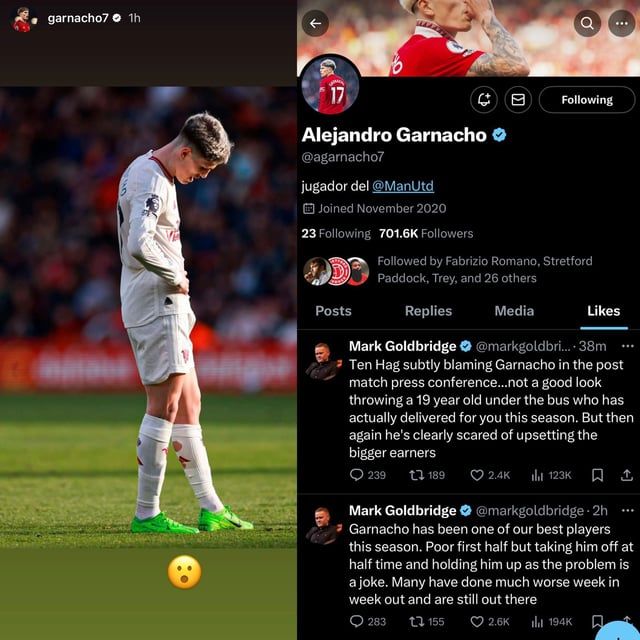 ريال مدريد ينتظر.. مهاجم مانشستر يونايتد يفجر أزمة مع تين هاغ (صور)